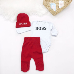 Бодік для новонародженого хлопчика "Boss"