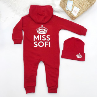 Комбінезон іменний з короною MISS
