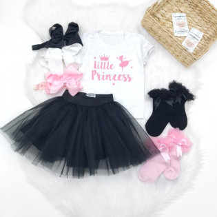 Футболка для дівчинки "Princess" з балериною