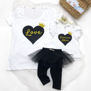 Футболка для мами "Love" із серцем