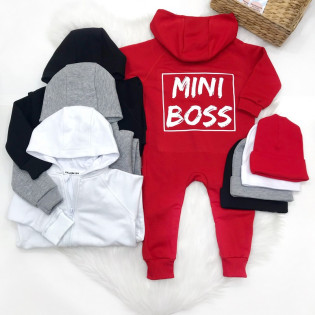 Комбінезон дитячий з написом "Mini Boss"