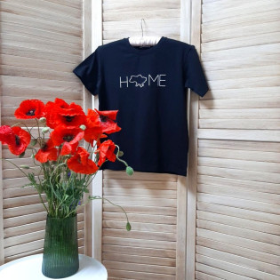 Футболка дитяча патріотичним написом "HOME"