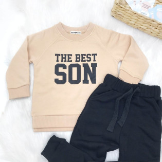 Світшот хлопчику з написом "The best son"