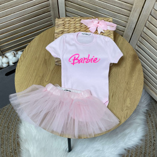 Боді дівчинці з написом "Barbie"