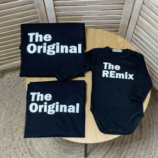 Набір сімейних футболок "Original/Remix"