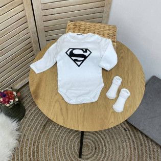 Боді дитячий зі значком супермена superman